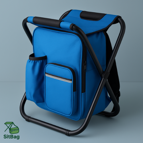 Pack&Sit™ – Rucksack mit integriertem Klappstuhl