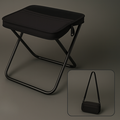 Foldsit ™ - Leichter faltbarer Stuhl für sofortigen Komfort überall.